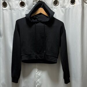 Good American Cropped Hoodie